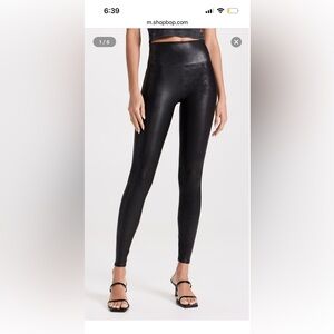 SPANX - Faux Leather Leggings
